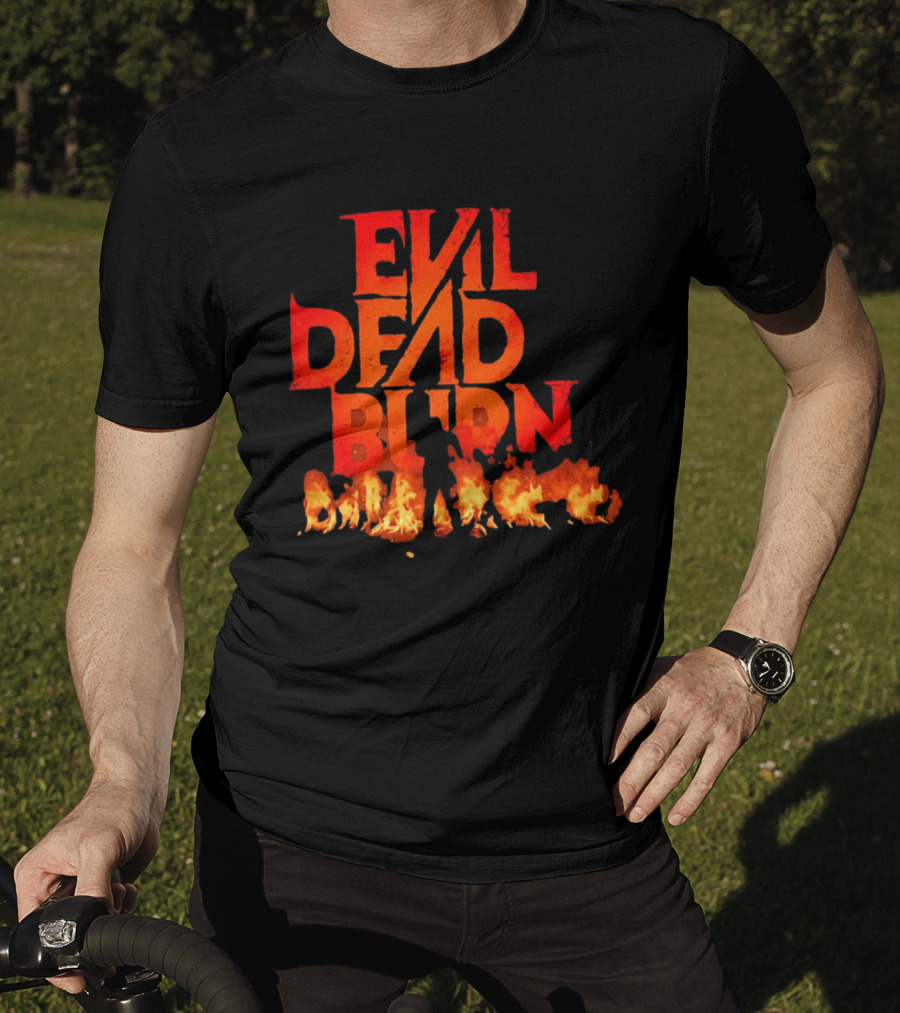 Evil Dead Burn Flaming T-Shirt