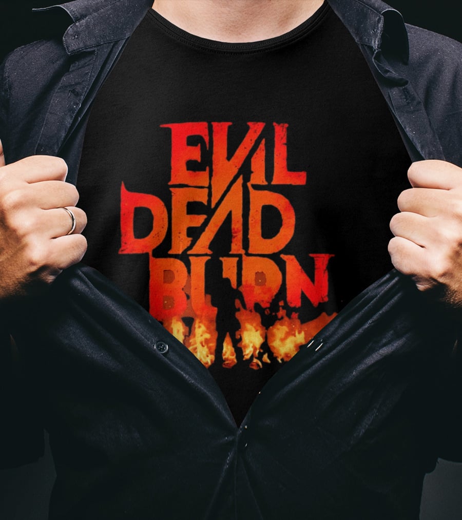 Evil Dead Burn Flaming T-Shirt