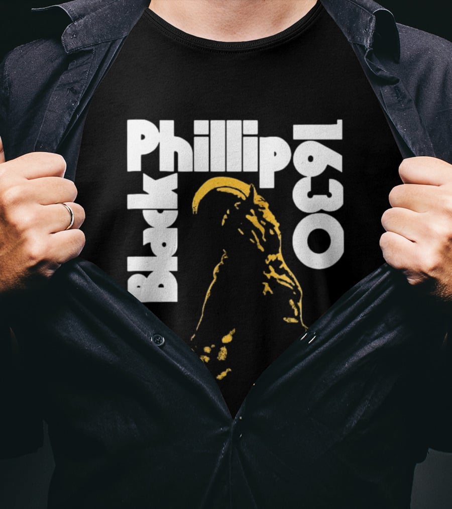 Black Phillip 1630 The Witch A24 Horror Movie T-Shirt
