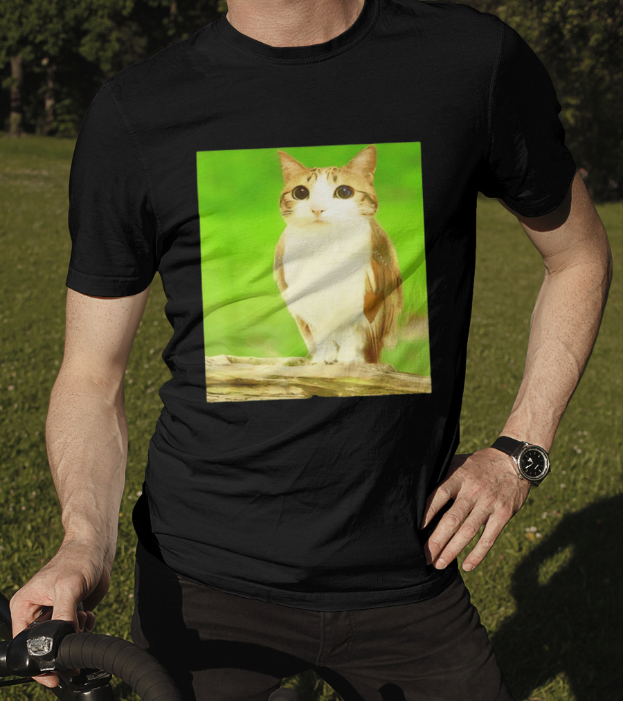 Cat Owl Hybrid Animal Mashup Creature Fusion T-Shirt