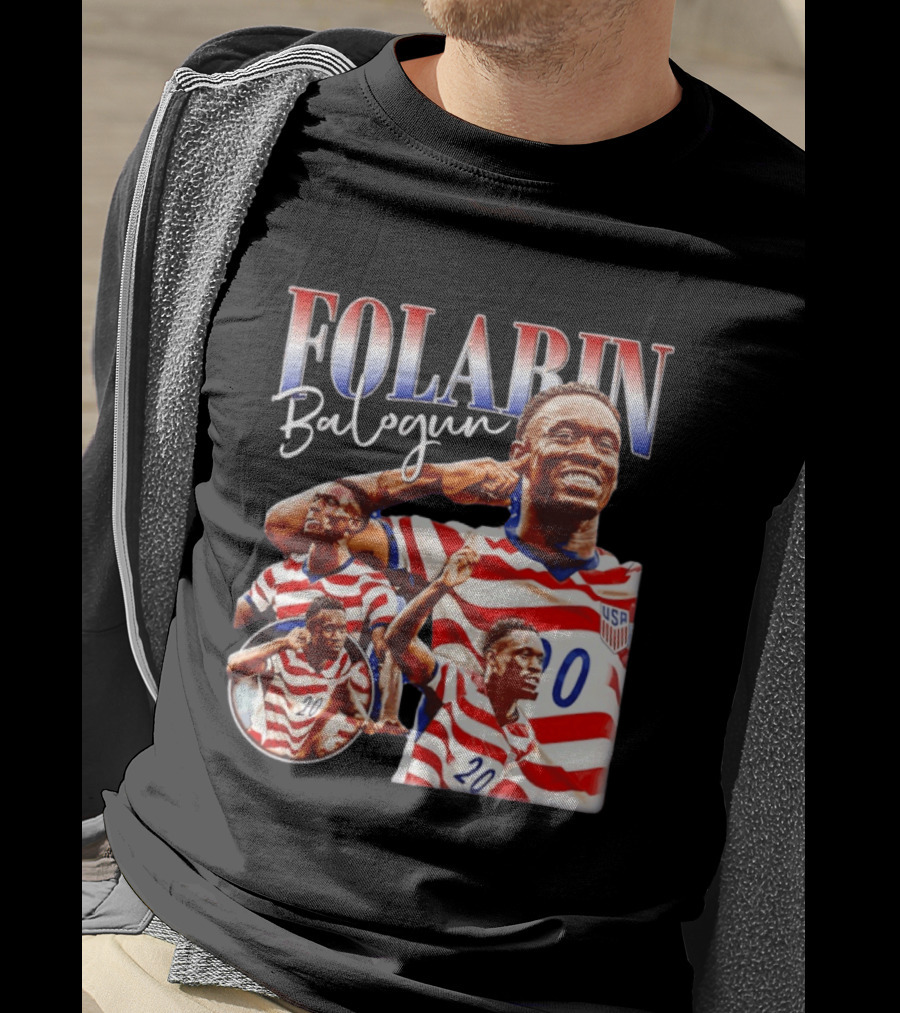 Folarin Balogun USMNT USA Soccer Team 20 Jersey T-Shirt