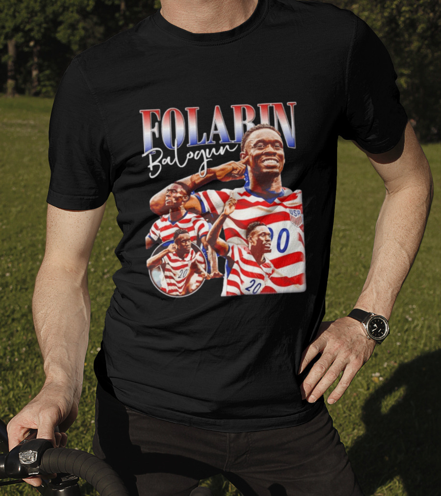 Folarin Balogun USMNT USA Soccer Team 20 Jersey T-Shirt