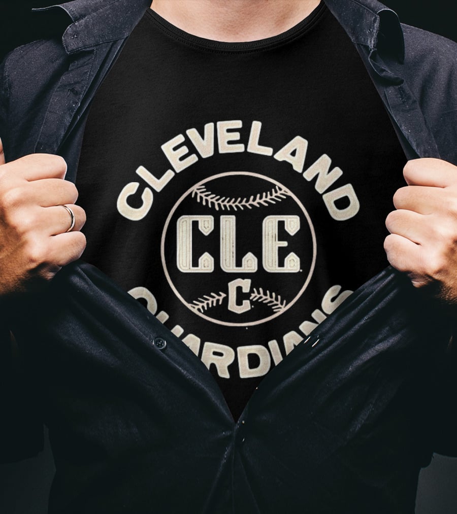 Cleveland Guardians CLE C Baseball MLB Professional League T-Shirt