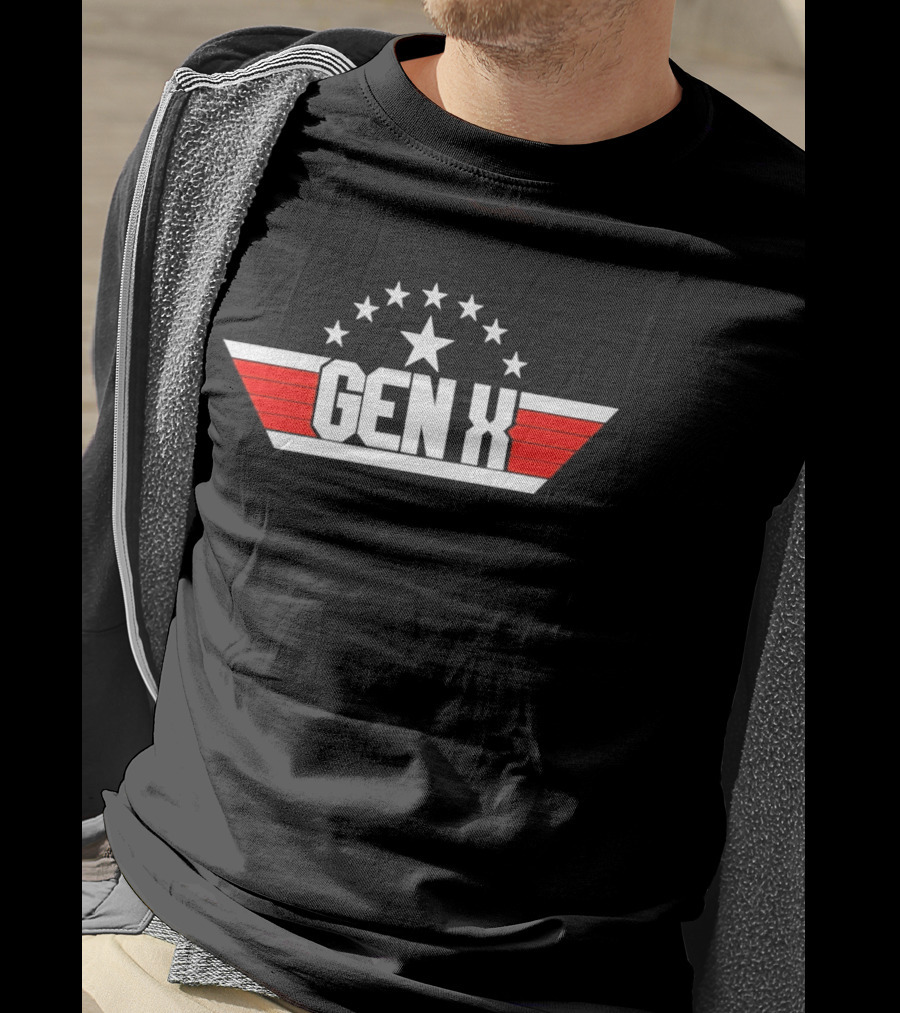 Gen X Top Gun Star And Stripes T-Shirt