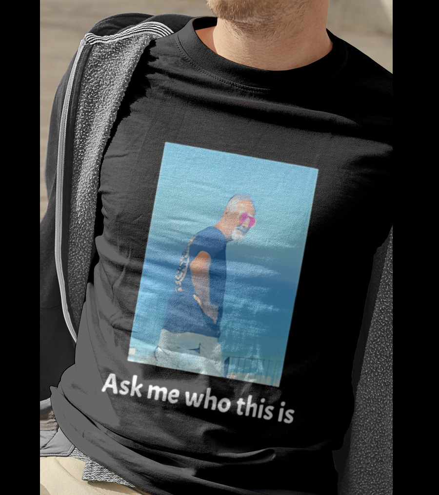 Ask Me Who This Is Hideo Kojima Scenic Beach T-Shirt