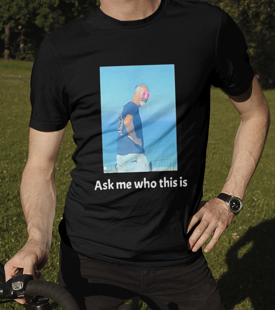 Ask Me Who This Is Hideo Kojima Scenic Beach T-Shirt