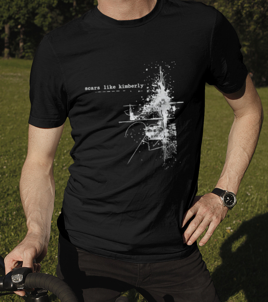 Scars Like Kimberly USA Tour 2026 Abstract White T-Shirt