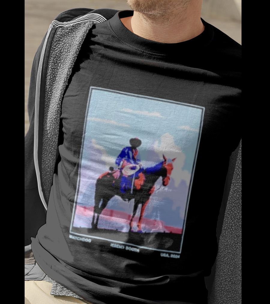 Dog Cowboy By Jeremy Booth USA 2024 T-Shirt