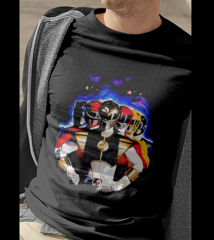 Power Rangers White Ranger Mighty Morphin Team Legacy T-Shirt