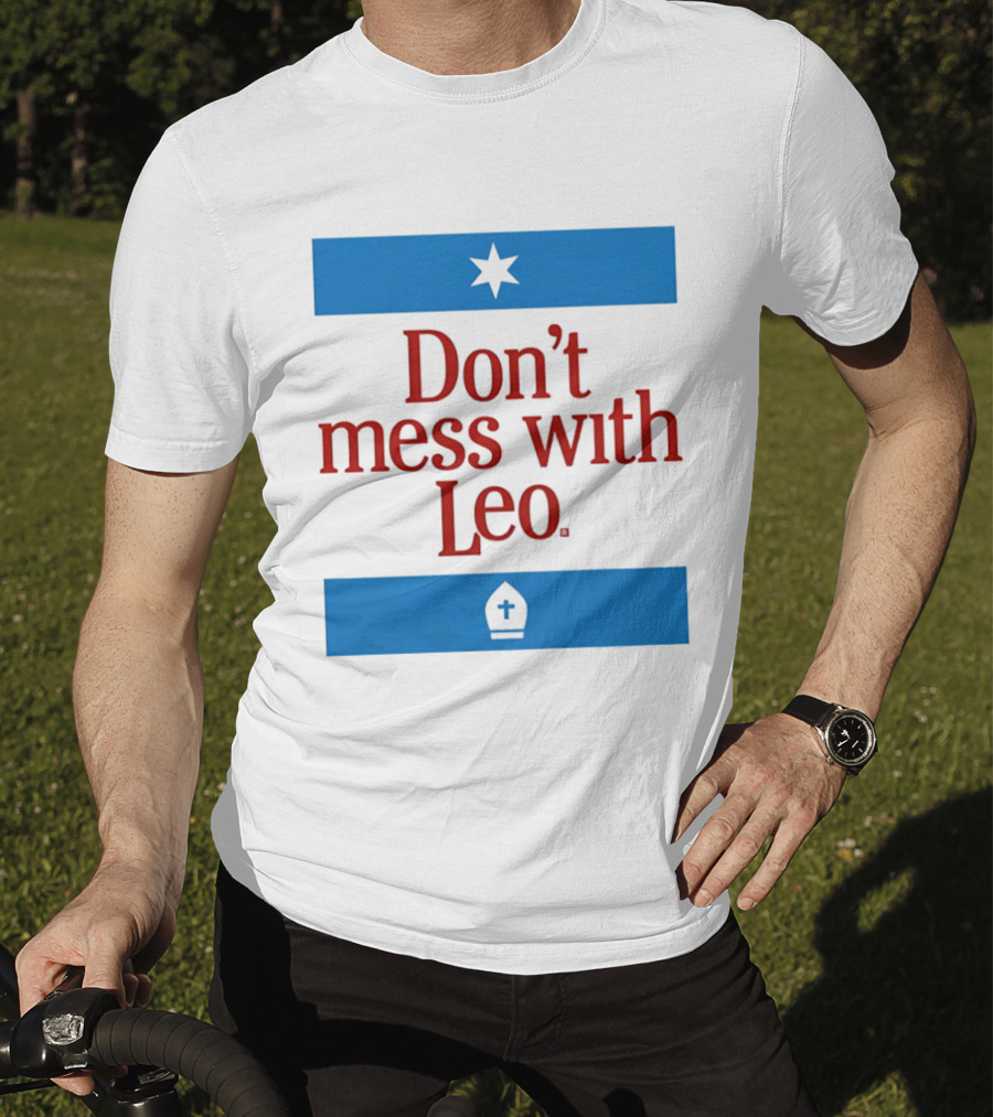 Don't Mess With Leo Mitre Star T-Shirt