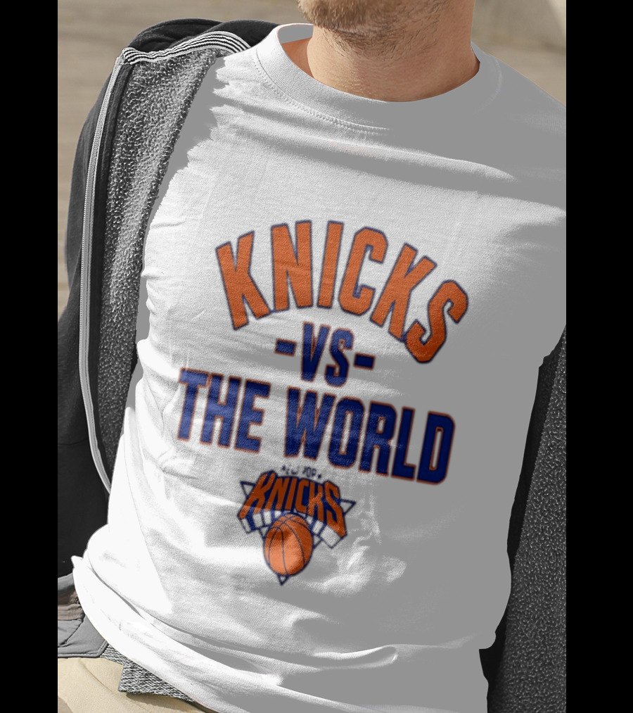 Knicks Vs The World Basketball New York Knicks T-Shirt