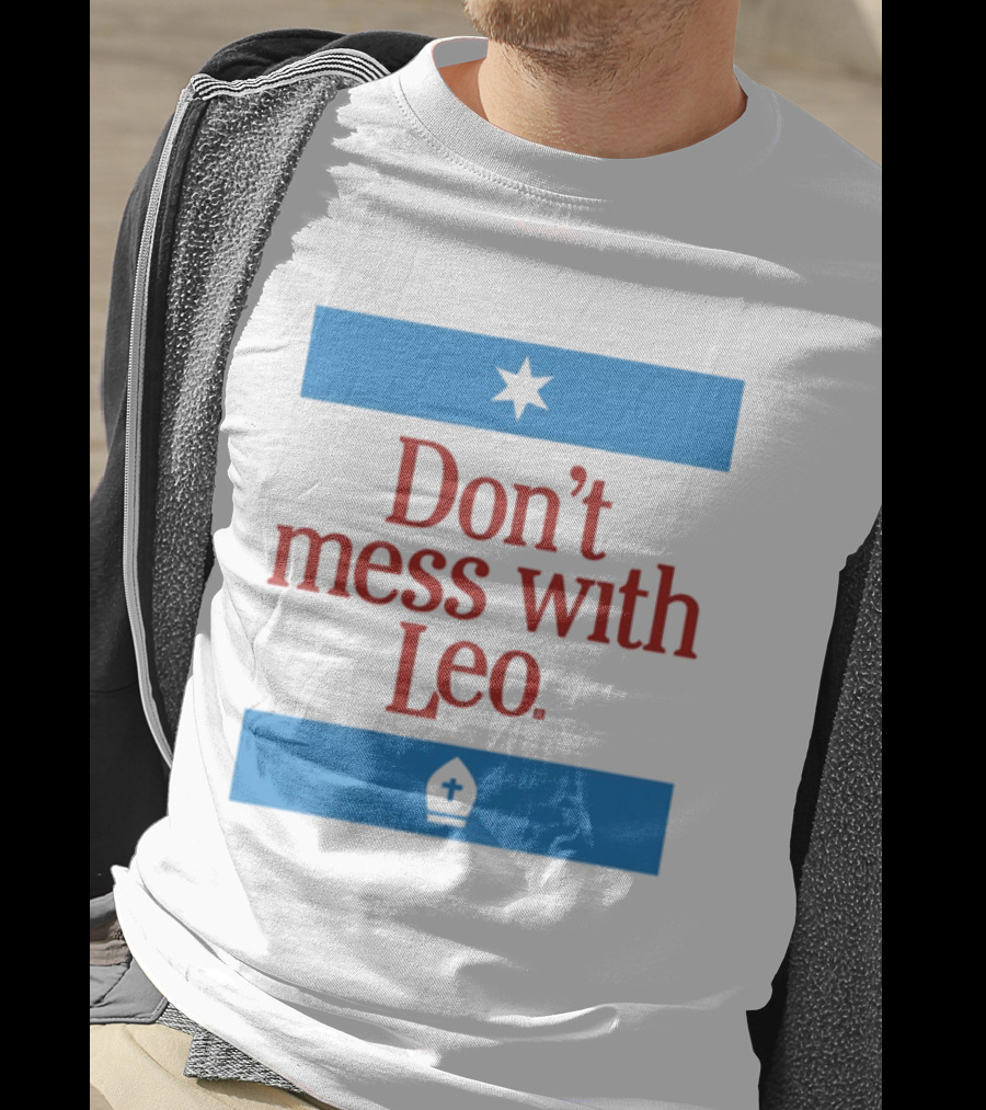 Don't Mess With Leo Star And Cross T-Shirt