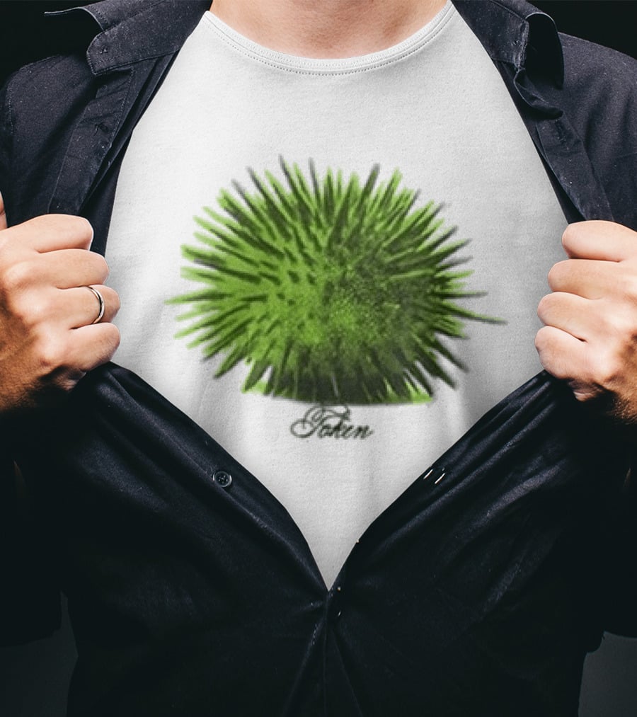 Note Token Nyc Touch Green Artistic Burst T-Shirt