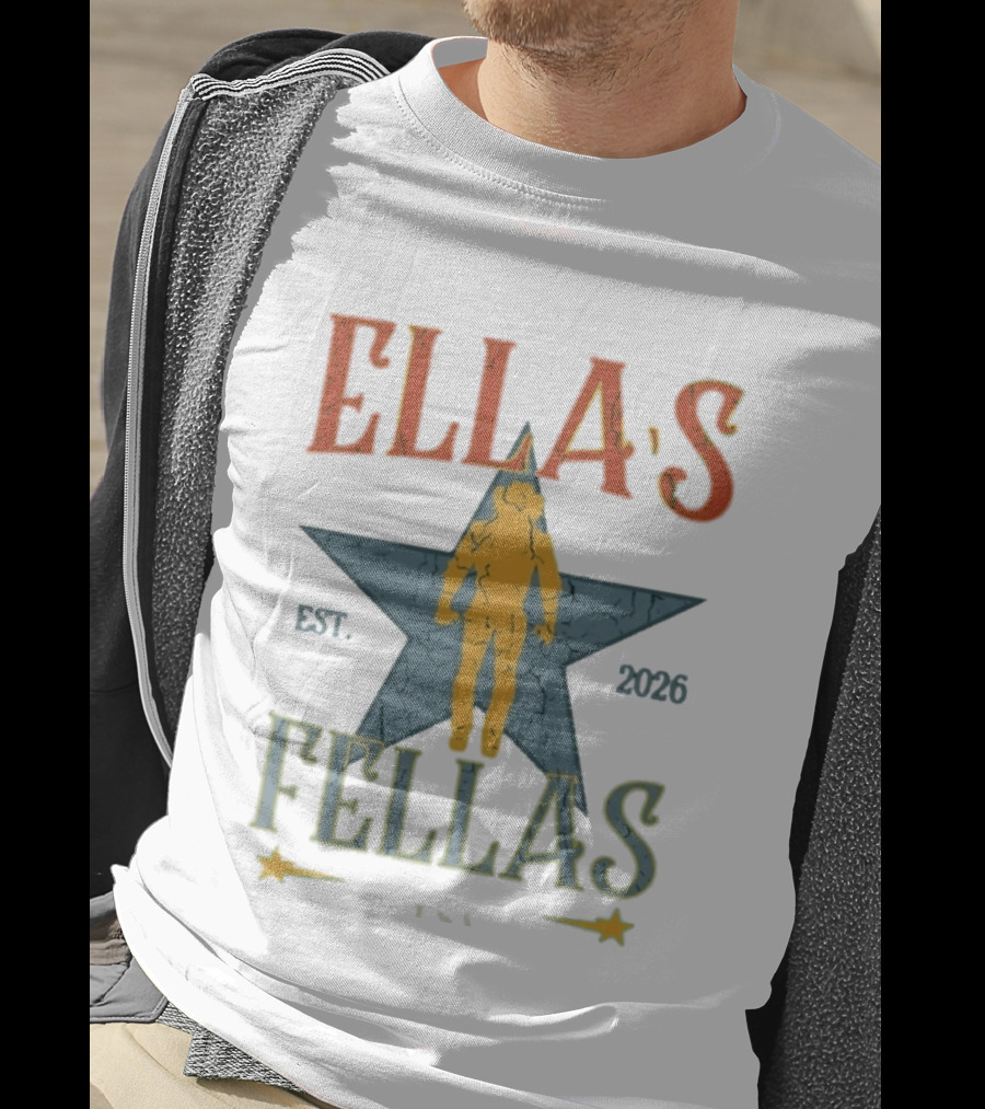 Ella's Fellas Star USA Est 2026 Dandelion T-Shirt