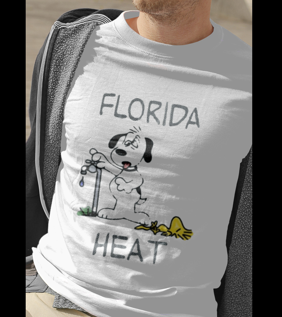 Florida Heat Snoopy Woodstock Peanuts T-Shirt