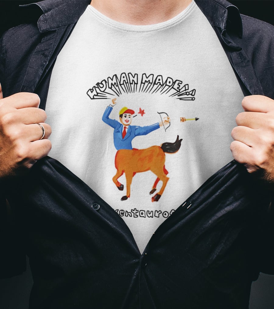 Human Made Kentauros Centaur Businessman Archer T-Shirt