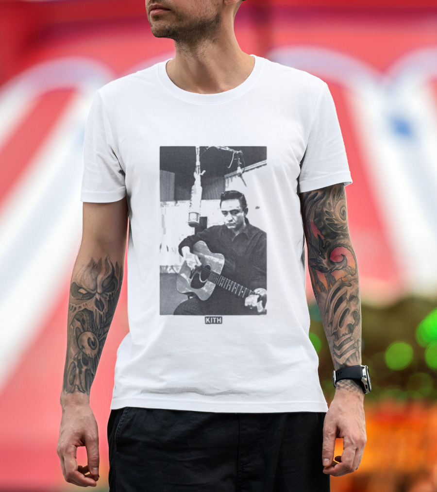 Kith Records Johnny Cash Folsom Prison Retro Music T-Shirt