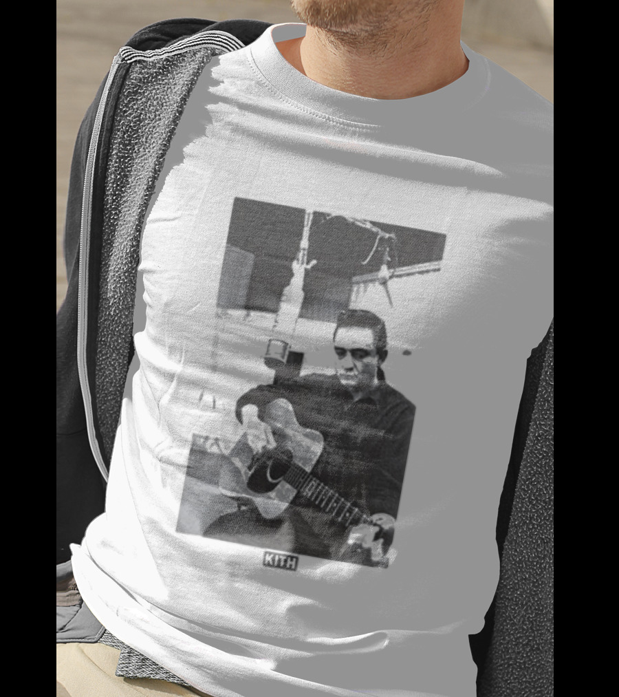 Kith Records Johnny Cash Folsom Prison Retro Music T-Shirt