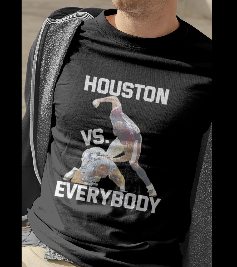 Houston Andre Johnson Vs Cortland Finnegan Everybody Texans Football Rivalry T-Shirt