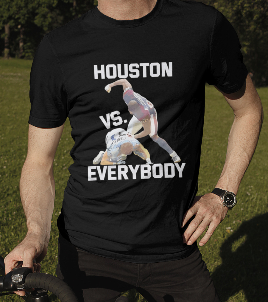 Houston Andre Johnson Vs Cortland Finnegan Everybody Texans Football Rivalry T-Shirt