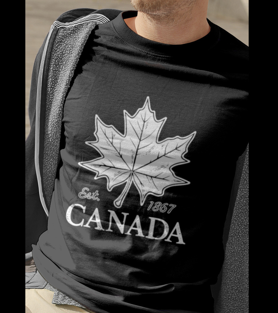 Canada Maple Leaf Est 1867 Canadian Pride T-Shirt