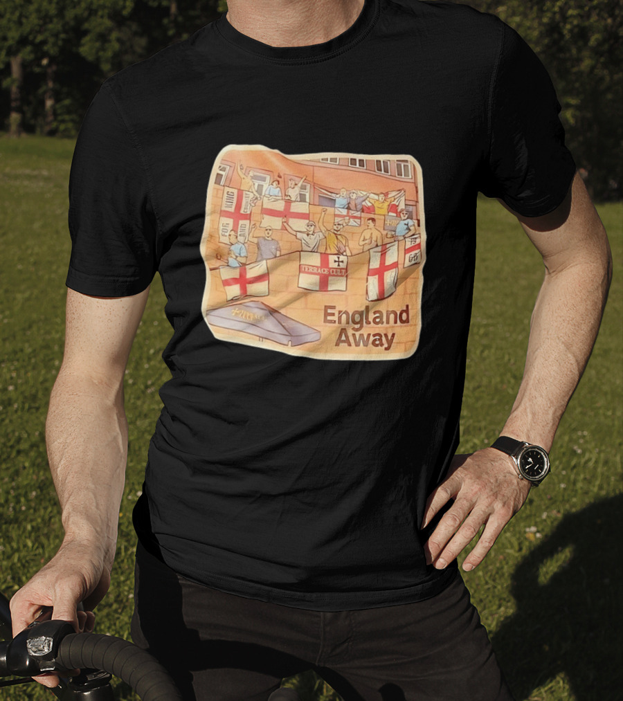 England Away Terrace Cult For King And Country Flag T-Shirt