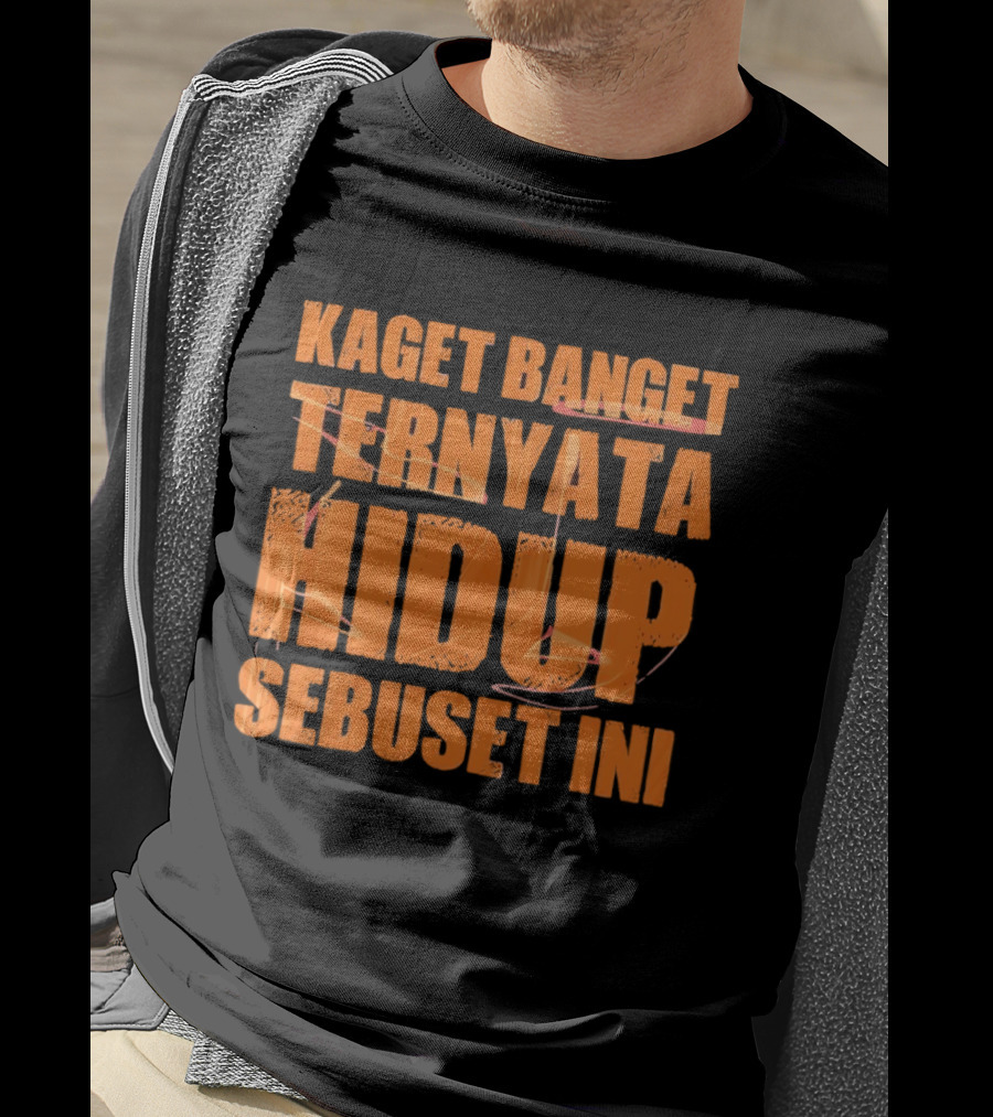 Kaget Banget Ternyata Hidup Sebuset Ini Bold Orange T-Shirt