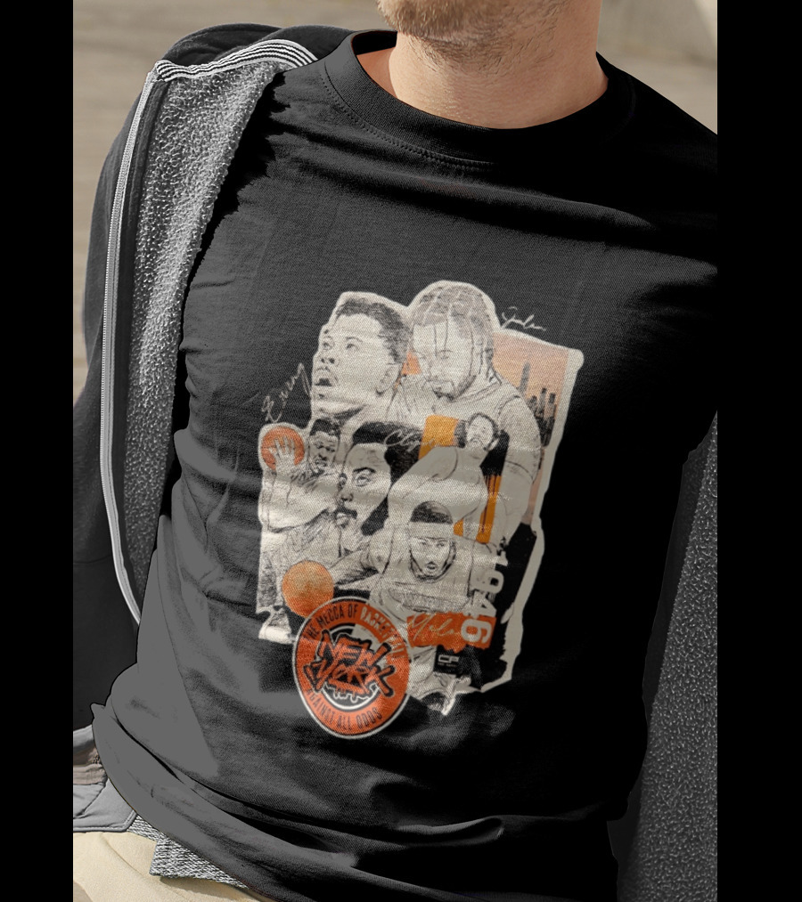 Ewing Jalen Clyde Melo New York Knicks The Mecca Of Basketball 1946 Against All Odds T-Shirt