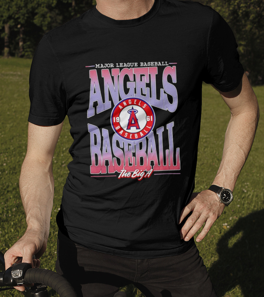 Los Angeles Angels Baseball The Big A 1961 Major League Angels T-Shirt
