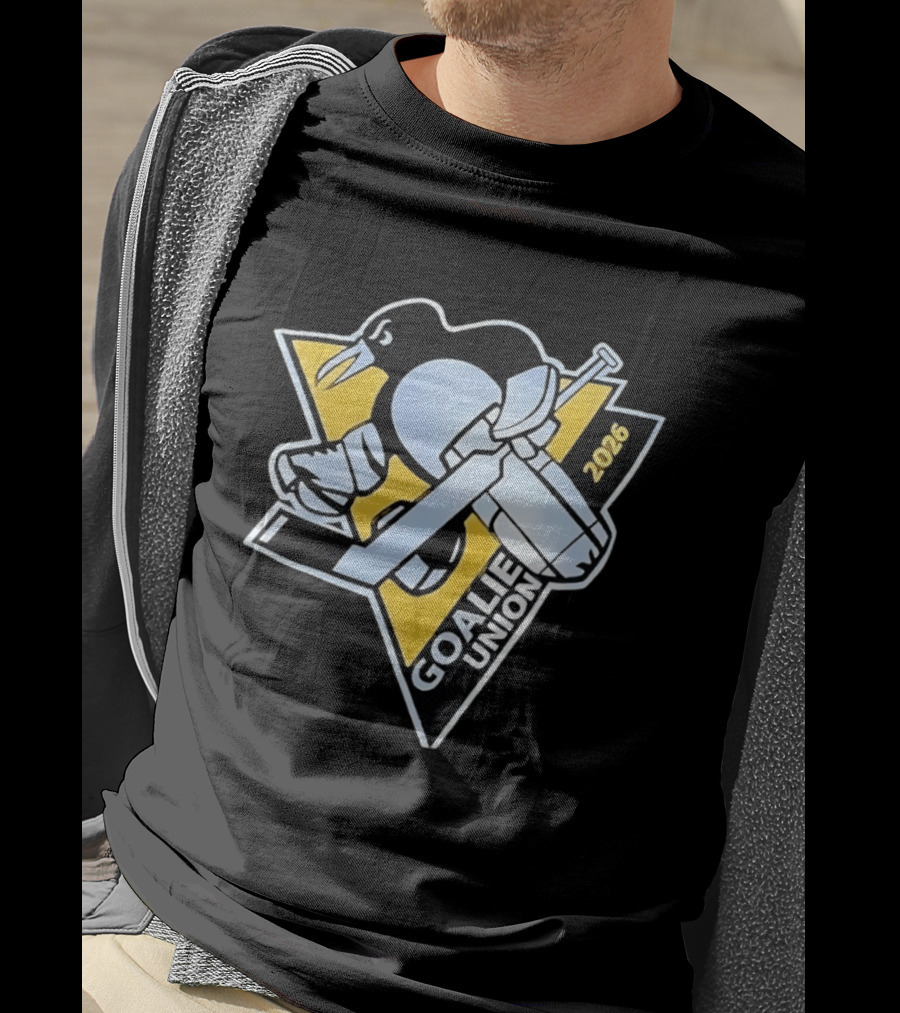 Pittsburgh Penguins Goalie Union 2026 Ice Hockey T-Shirt