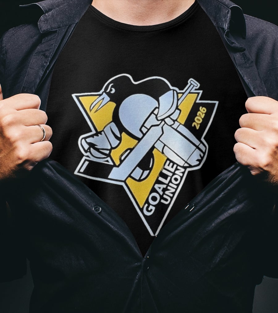 Pittsburgh Penguins Goalie Union 2026 Ice Hockey T-Shirt