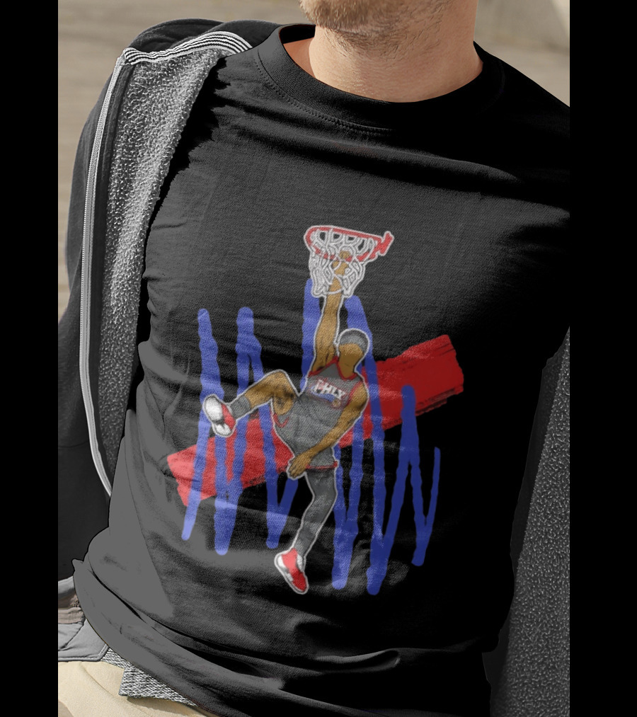 FHLY Basketball Dunk Athlete V J Edgecombe Highlight Action T-Shirt