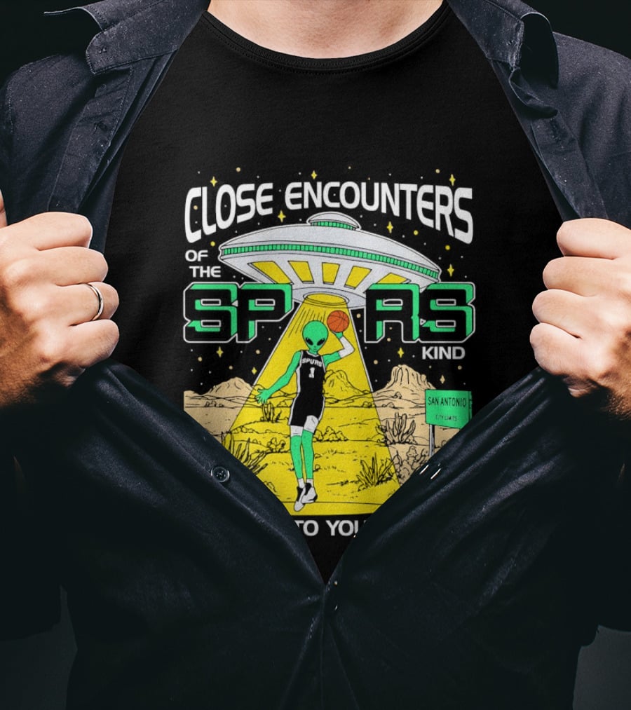 Close Encounters Of The Spurs Kind Take Me To Your Victor T-Shirt