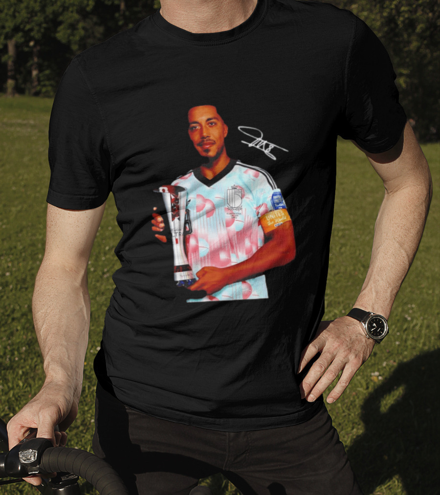 Youri Tielemans Belgium Football Unites The World Trophy Winning Moment T-Shirt