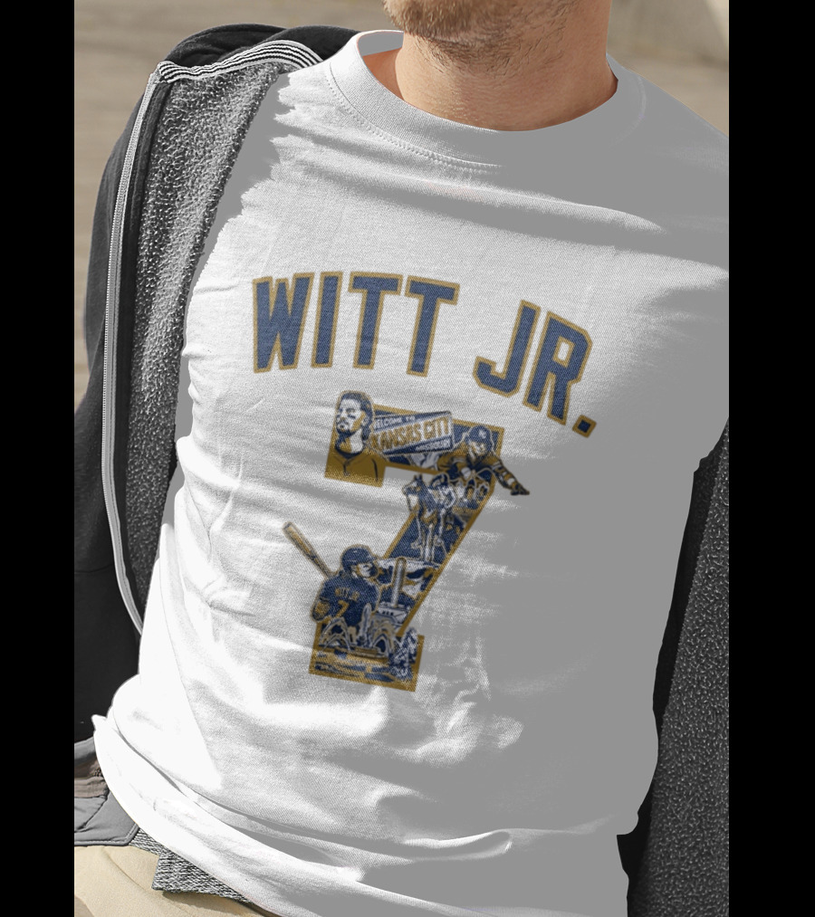 Witt Jr. Kansas City Welcome Missouri Royals MLB Number 7 T-Shirt