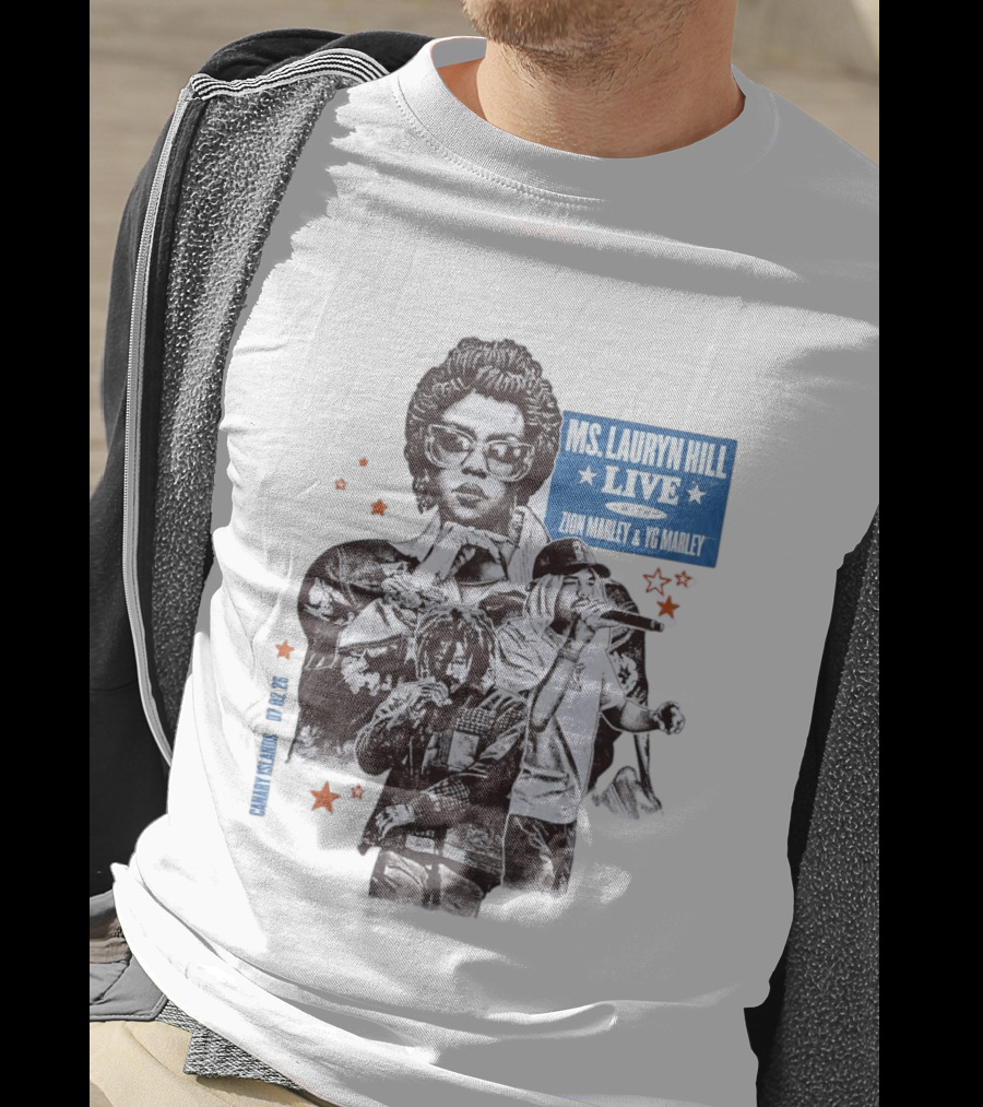 Ms Lauryn Hill Live Zion Marley YG Marley Canary Islands February 2026 T-Shirt