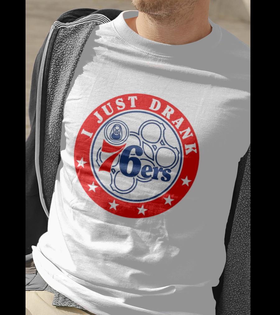 Philadelphia 76ers I Just Drank Beer Ring Stars T-Shirt