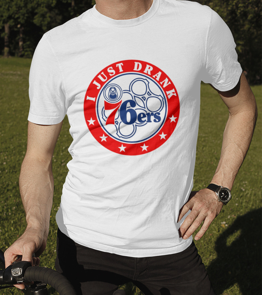 Philadelphia 76ers I Just Drank Beer Ring Stars T-Shirt