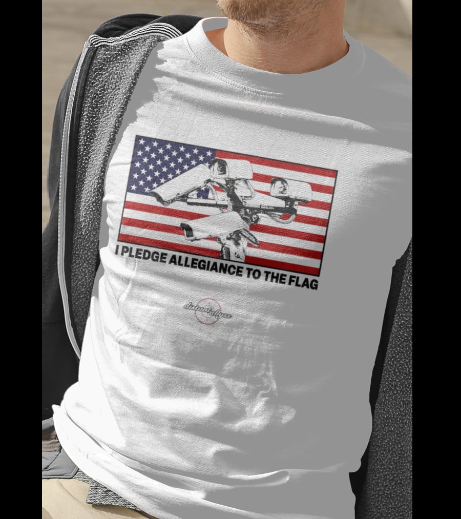 I Pledge Allegiance Surveillance Cameras American Flag T-Shirt
