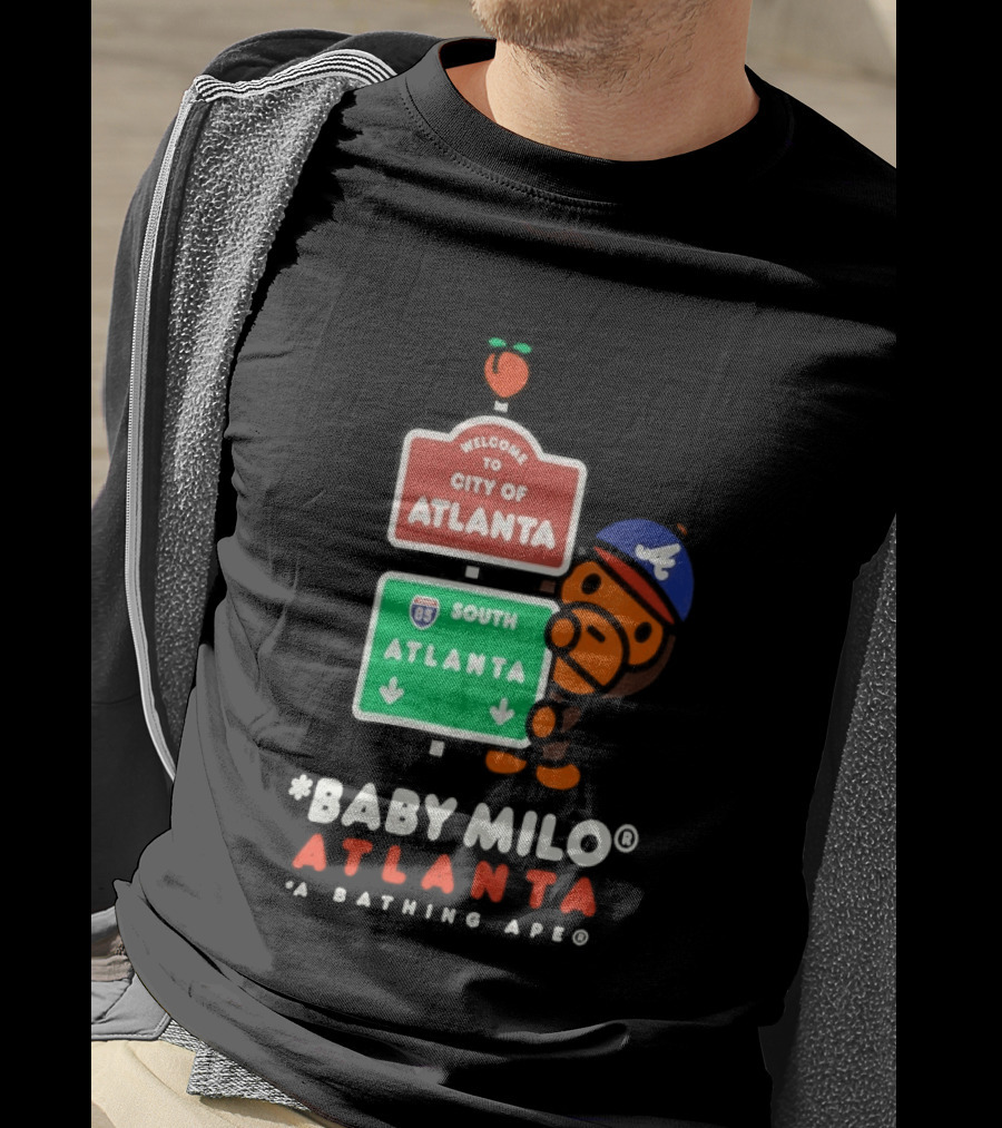 Welcome To City Of Atlanta Baby Milo A Bathing Ape South Atlanta 85 T-Shirt
