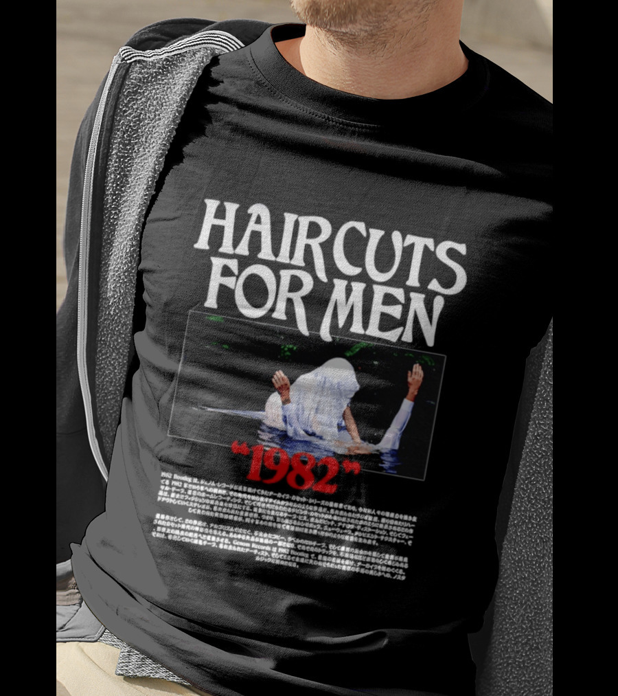 Haircuts For Men 1982 Album Cover Water T-Shirt