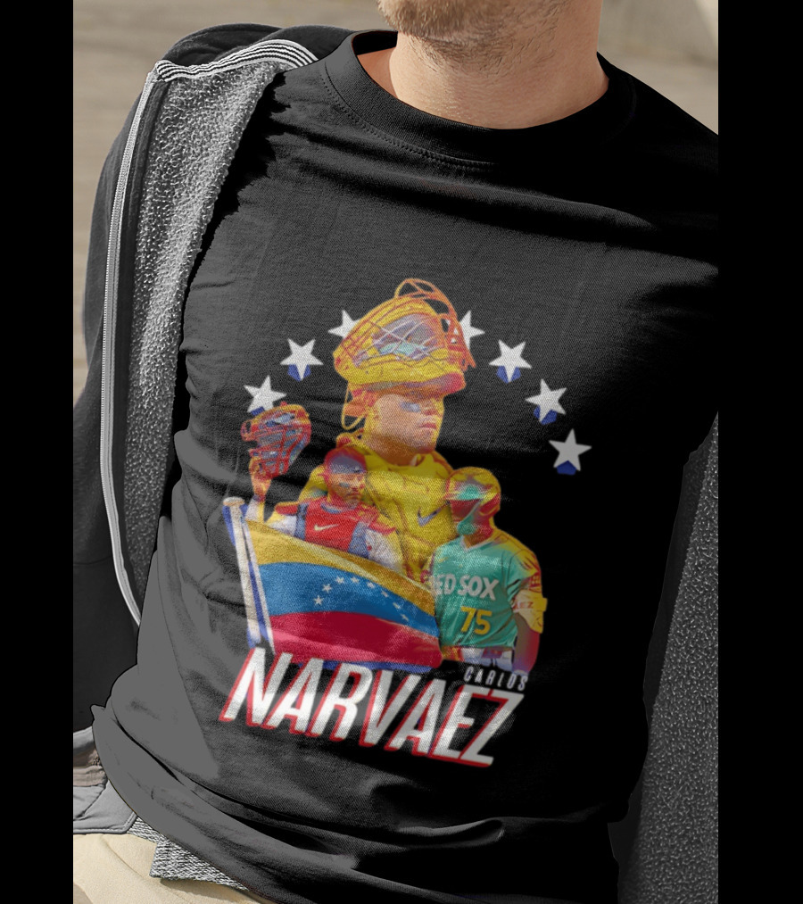 Carlos Narvaez Boston Red Sox Venezuela Catcher 75 T-Shirt