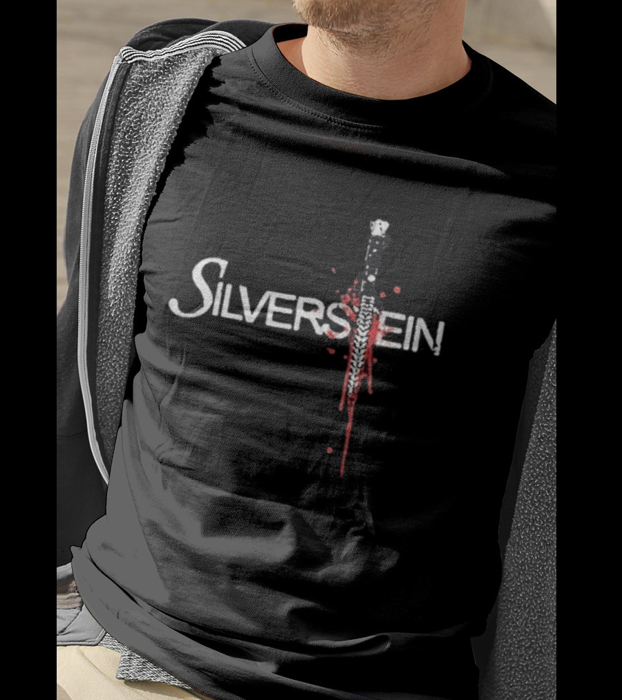 Silverstein Knife Early 2000s Blood Splatter T-Shirt