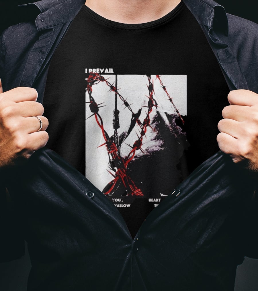 I Prevail Cut Your Heart Out Swallow The Razor Barbed Wire T-Shirt