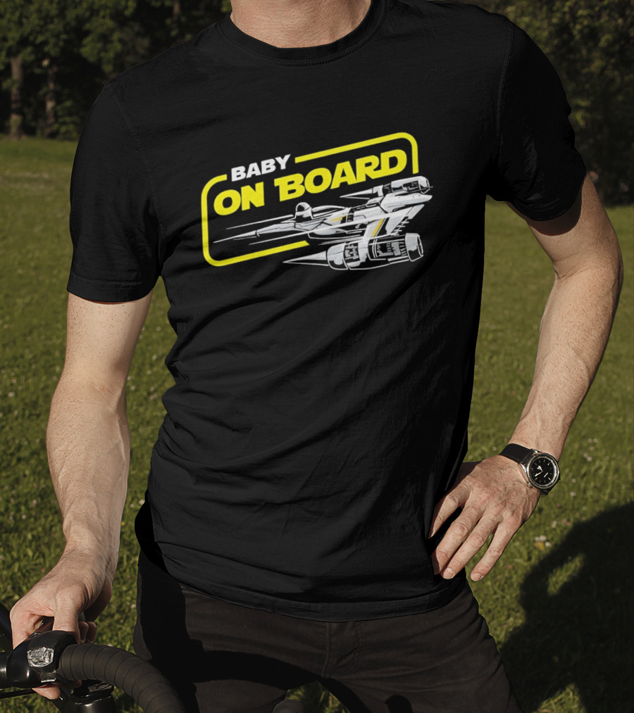 Star Wars Baby On Board X Wing Spaceship T-Shirt