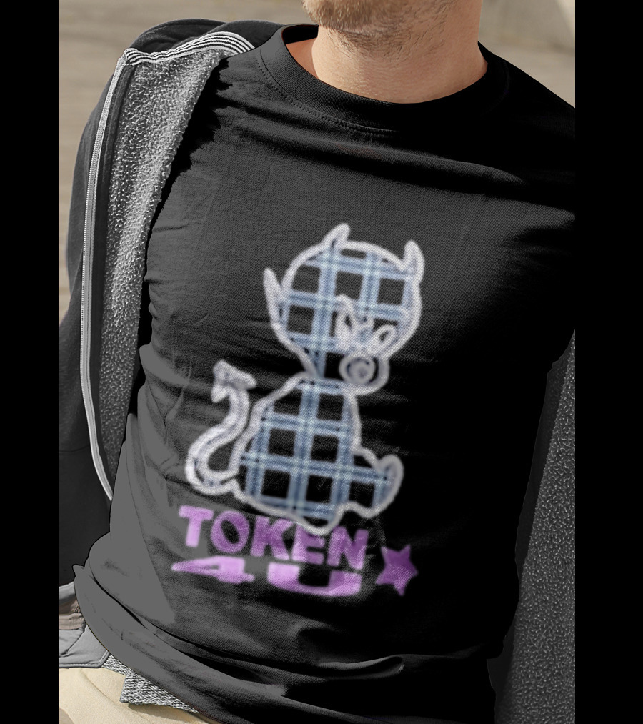 Token NYC Plaid Baby Devil Star T-Shirt