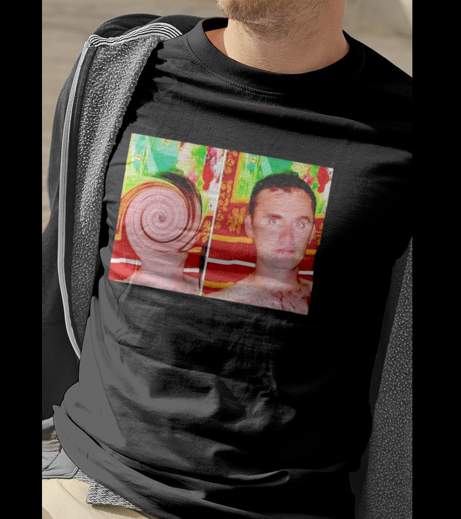 Swirly Kirk Christopher Paul Neil Optical Illusion Face T-Shirt
