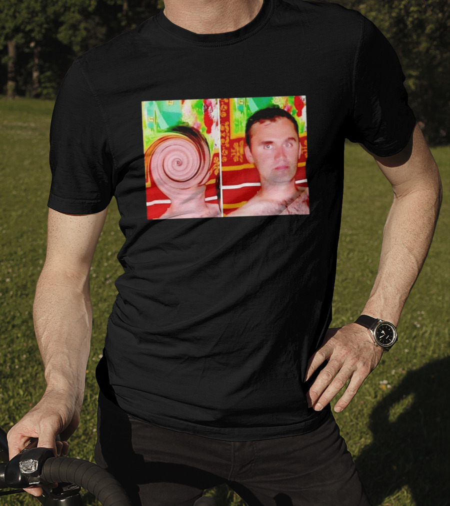 Swirly Kirk Christopher Paul Neil Optical Illusion Face T-Shirt