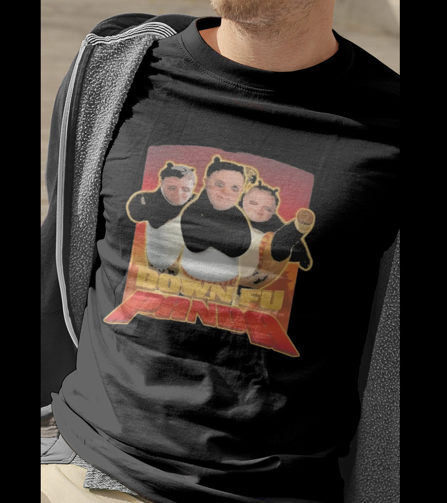 Down Fu Panda Movie Parody Humor Costume T-Shirt