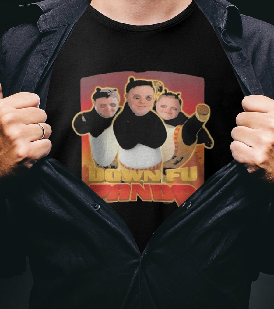 Down Fu Panda Movie Parody Humor Costume T-Shirt